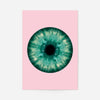 Eyeball Pink And Green Print
