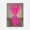Neon Skeleton Vintage Diagram Print