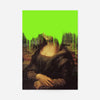 Drippy Mona Lisa Graffiti Print