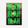 Green Moaning Mona Blah Blah Blah Print