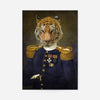 Lieutenant Tiger Portrait Print