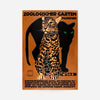 Vintage Munchen Zoo Leopard Poster