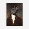 Iguana Portrait Print
