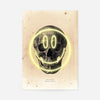 Happy Face Skull Neon Print