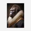Gorilla Animal Head Portrait Print