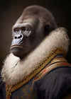 Gorilla Animal Head 21x30cm Matte Clearance Print