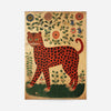 Folk Art Style Leopard Print