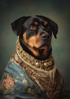 Rottweiler Dog Portrait 30x40 30x40cm Matte Clearance Print