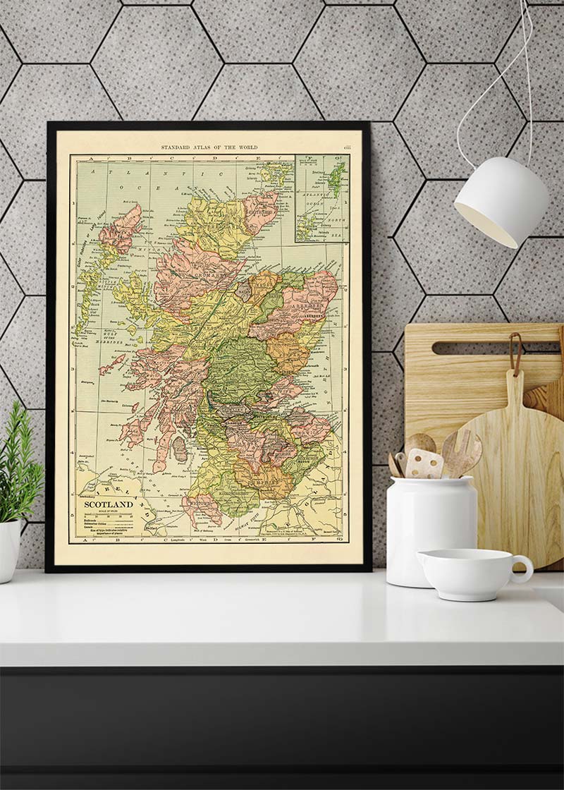 C. S. Hammond map of Scotland