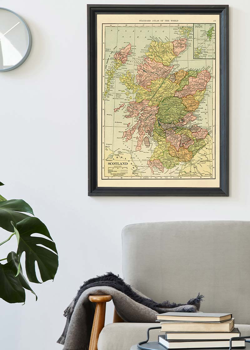 C. S. Hammond map of Scotland