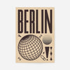Berlin Abstract Style Music Type Print