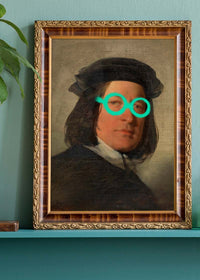 Friedrich von Amerling Spraypaint Graffiti Glasses Quirky Art Print