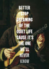 Town called Malice lyrics altered art quote print