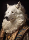 White Wolf Animal Portrait 50x70cm Matte Clearance Print