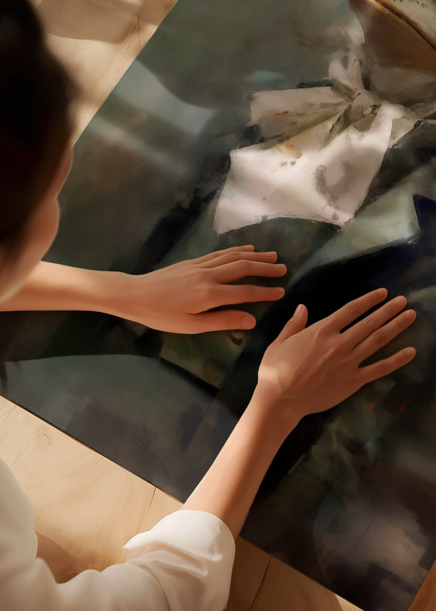 Frog Head Painting Renaissance Style Portrait