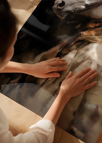 Horse Head Painting Renaissance Style Portrait