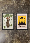 2 Prints & Frames - FOREST & EXPLORE KIDS PRINTS