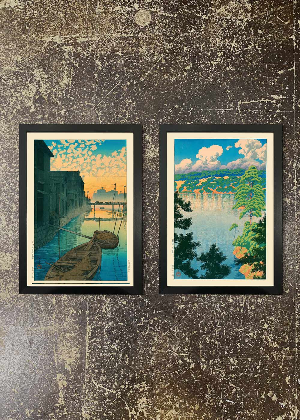 2 Prints & Frames - Hasui Kawase Bundle 04