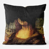 Black Drippy Mona Cushion Clearance 46cm
