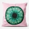 Pink and Green Eyeball Cushion