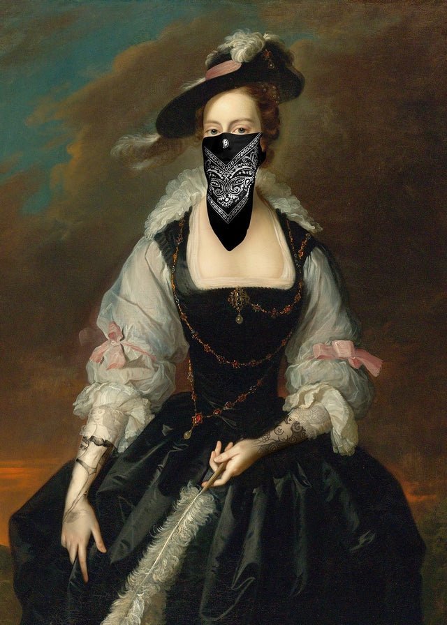 Gang Portrait Female Print 21x30cm Matte Clearance Print