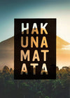 Hakuna Matata Sunset 30x40cm Matte Clearance Print