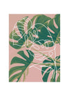 Monstera Minimal 30x40cm Matte Clearance Print