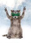 Super Raccoon! Little Heroes Animal 40x50cm Matte Clearance Print