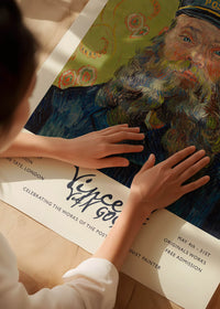 Vincent Van Gogh The Postman Exhibition Poster
