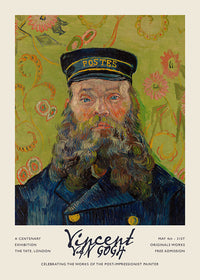 Vincent Van Gogh The Postman Exhibition Poster
