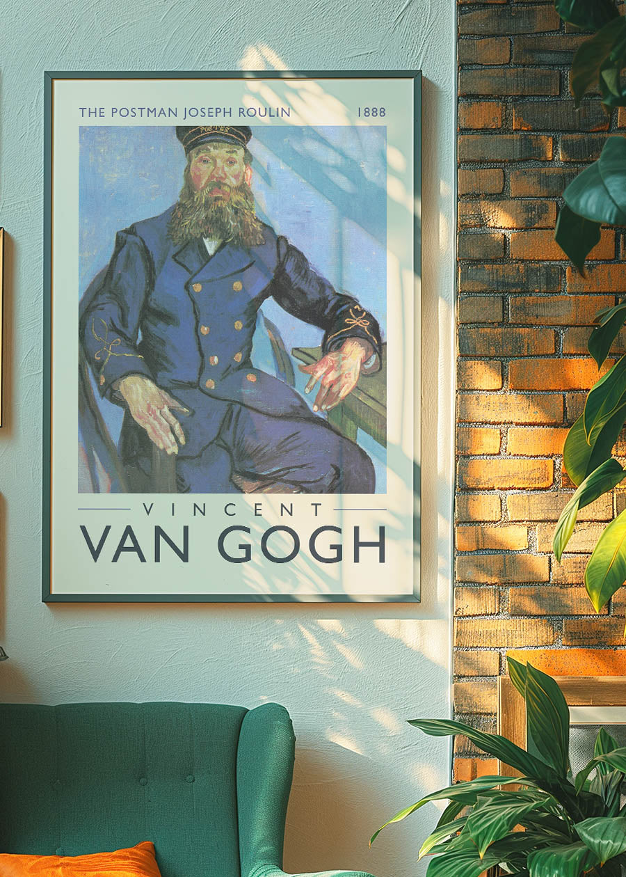 Vincent Van Gogh The Postman Joseph Roulin Poster