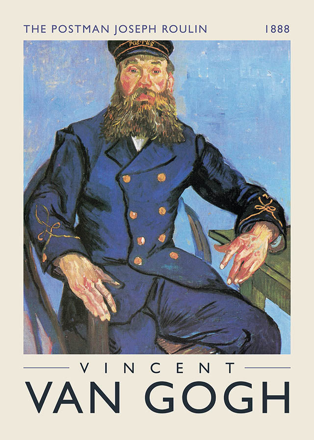 Vincent Van Gogh The Postman Joseph Roulin Poster