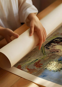 Vincent Van Gogh Vase with Gladioli exhibition poster