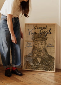 Vincent Van Gogh Postman Sketch Exhibition Poster