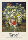 Vincent Van Gogh Bouquet of Flowers Exhibition Poster