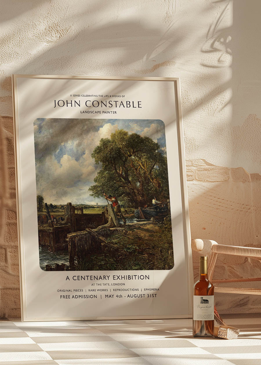 John Constable centenary exhibition poster