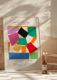 Matisse paper cutouts centenary exhibition poster