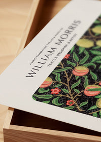 William Morris Leaves Pattern centenary exhibition poster
