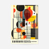 Bauhaus Industrial Geometric Shapes Print