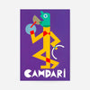 Vintage Purple Campari Drinks Poster