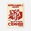 Vintage Red Campari Drinks Poster