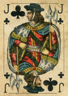Vintage Playing Card Print - Jack of Clubs