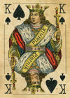 Vintage Playing Card Print - King of Spades