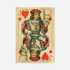 Vintage Playing Card Print - Jack of Hearts