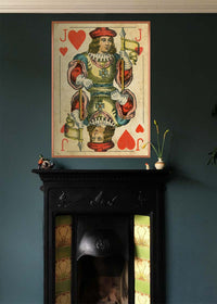 Vintage Playing Card Print - Jack of Hearts