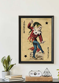 Vintage Playing Card Print - Joker