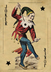 Vintage Playing Card Print - Joker Free Gift!