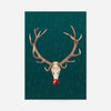 Rudolph Skull Print