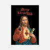 Jesus with Christmas Cracker Print
