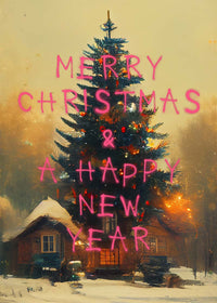 Christmas Card 6 Pack #13 (Hope, Wee Donkey, Merry Spraypaint, Raccoon, Stag, Lion)